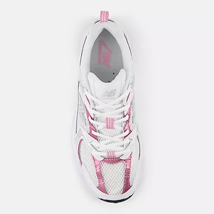 New Blanace,White with pink sugar and silver metallic